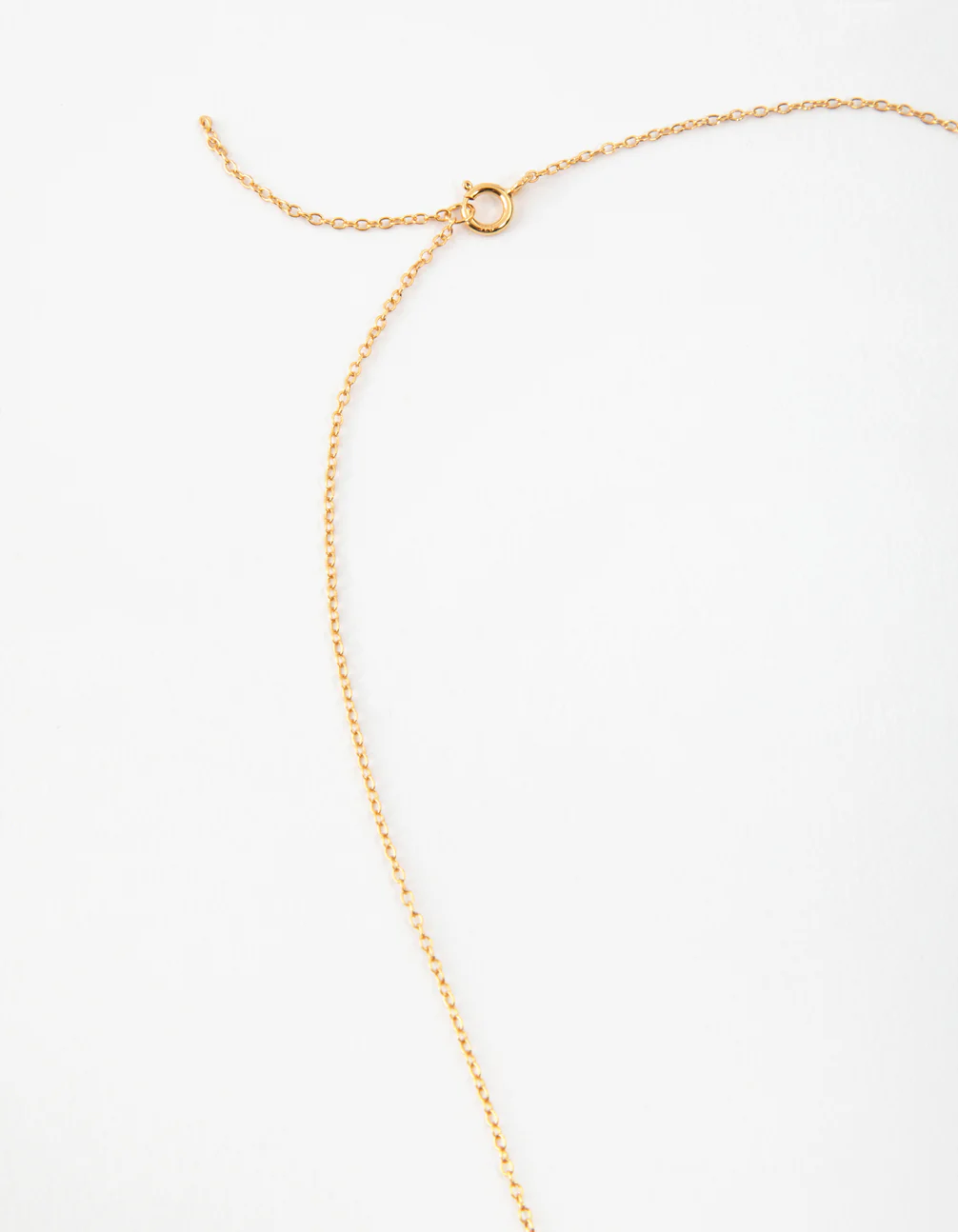 Gold Plated Sterling Silver Freshwater Pearl Cupchain Necklace - Image 4