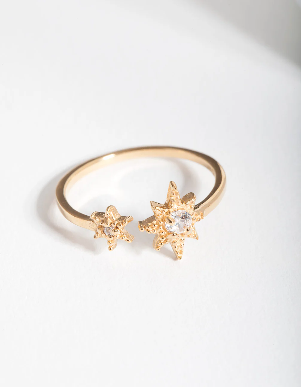 Gold Plated Sterling Silver Open Starburst Ring - Image 2
