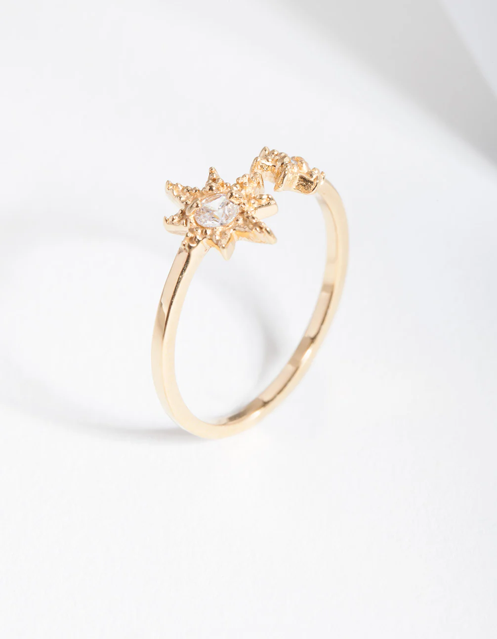 Gold Plated Sterling Silver Open Starburst Ring - Image 3