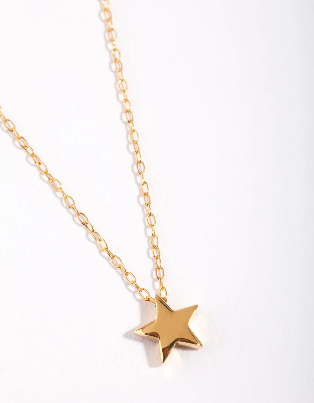 Gold Plated Sterling Silver Star Necklace - Image 2