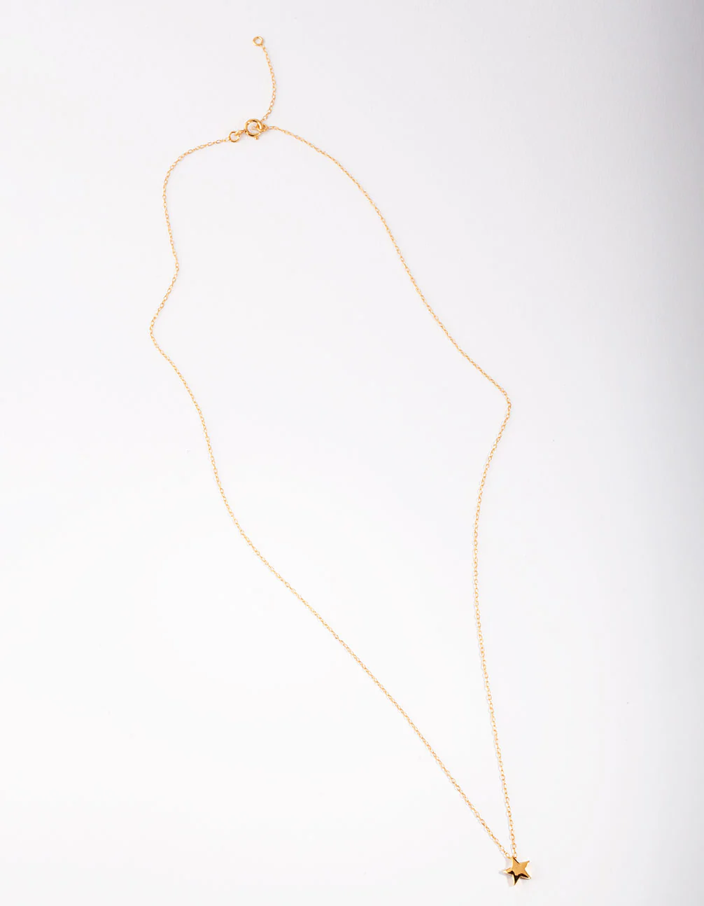 Gold Plated Sterling Silver Star Necklace - Image 3