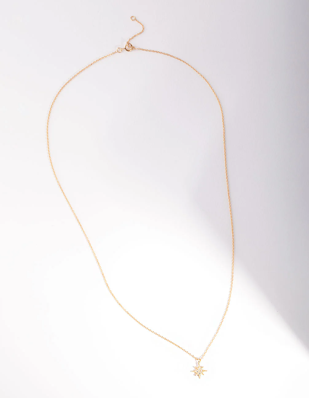 Gold Plated Sterling Silver Starburst Necklace - Image 4